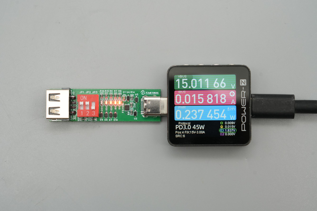 PowerPi SK100诱骗器，支持 PD、QC协议，最高支持20V5A导通