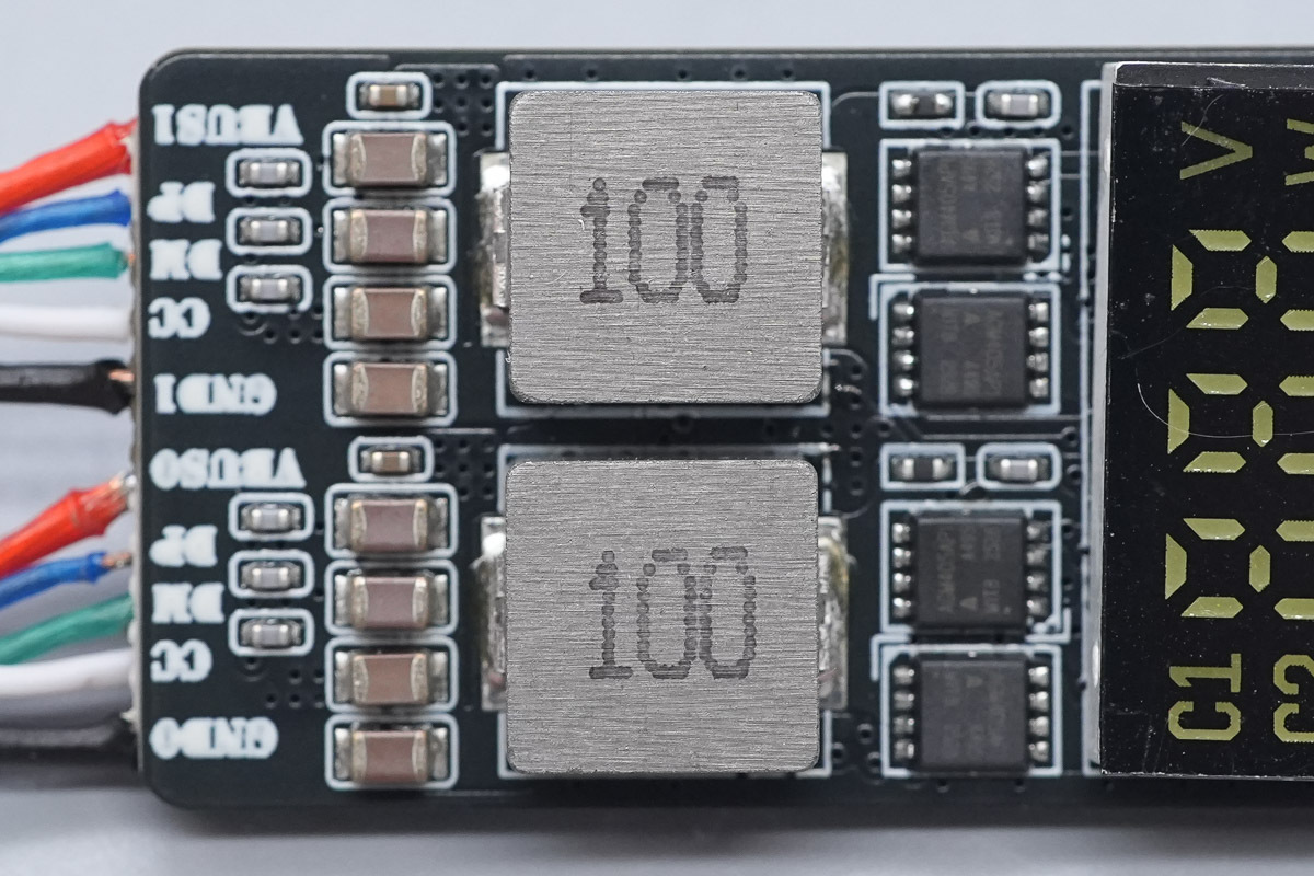 PowerPi C100CC快充线方案，支持PD3.2协议、一拖二数显