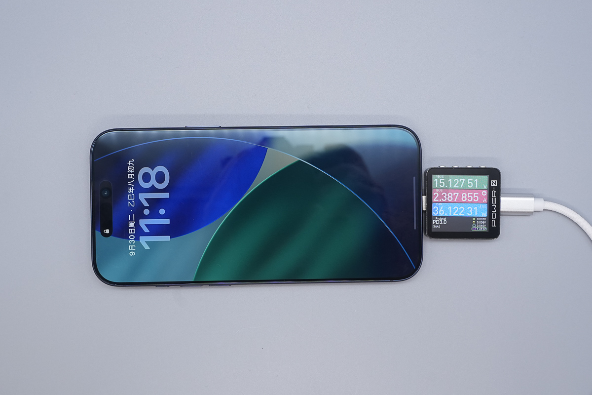 PowerPi C100CC快充线方案，支持PD3.2协议、一拖二数显