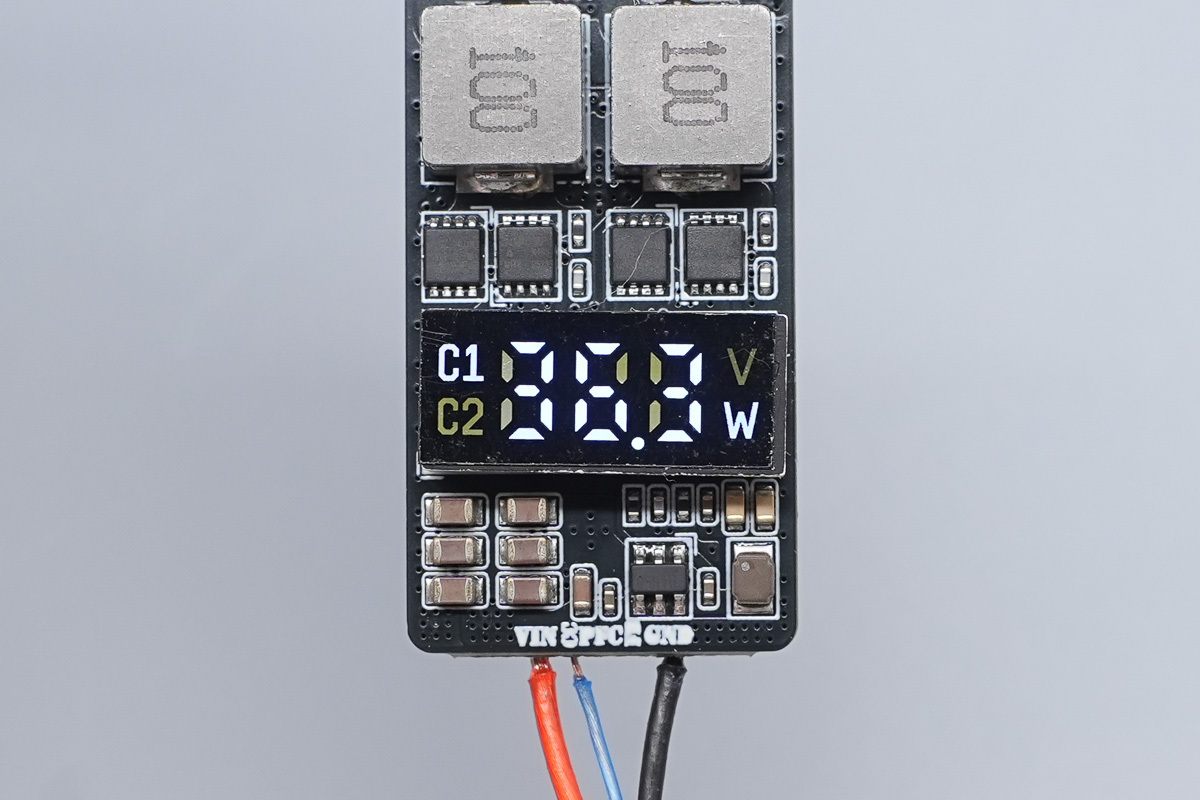 PowerPi C100CC快充线方案，支持PD3.2协议、一拖二数显