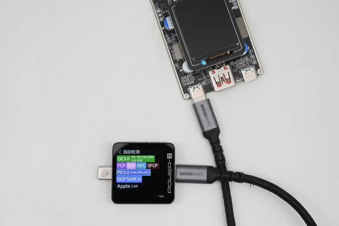 PowerPi 电派DC250ACC PD3.1协议转换器带屏幕快充模块