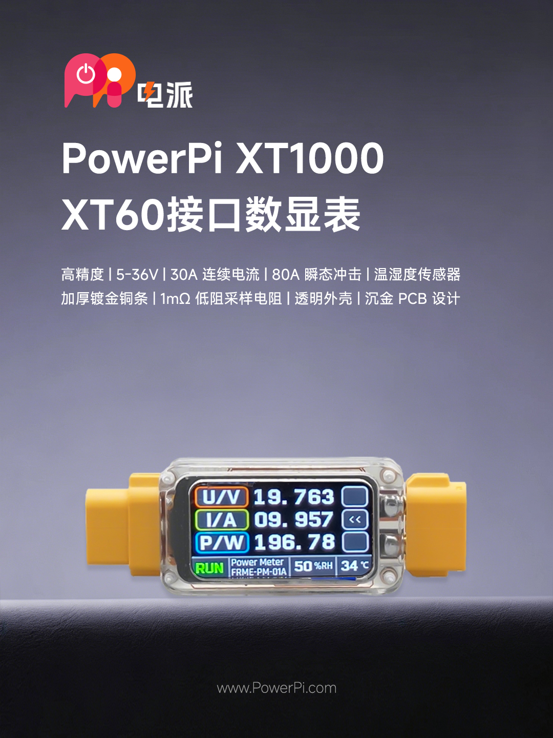 PowerPi XT1000 双向数显表