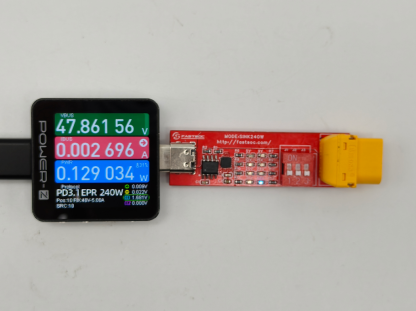 PowerPi XT60接口大电流双向数显表，支持实时温湿度检测