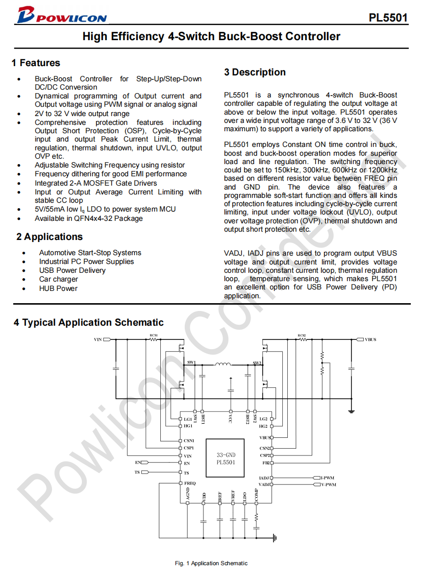 PowerPi D140C PD3.1快充模块，支持PD3.1/PPS/QC3+等协议，峰值输出140W