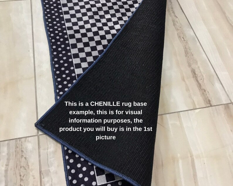 Luxury Art Deco Rug – Black Gold Geometric Carpet for Living Room & Bedroom