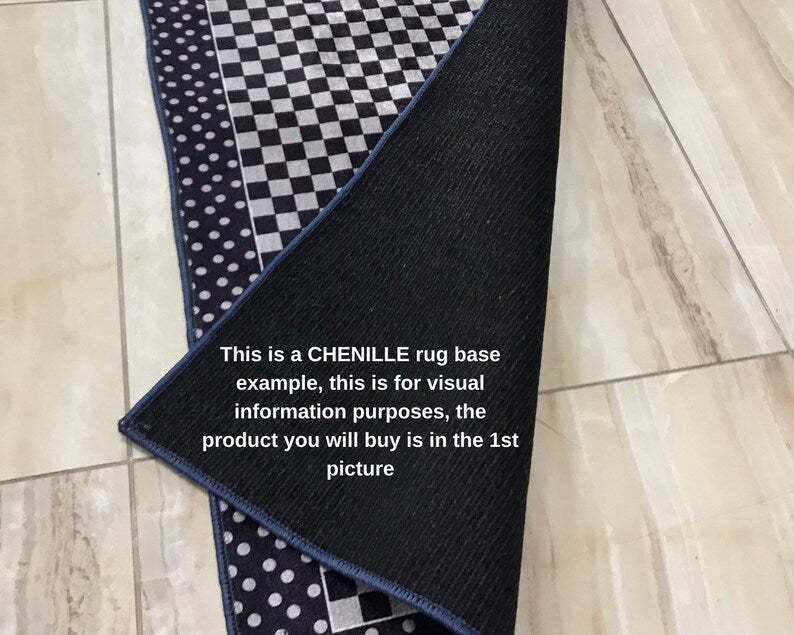 Luxury Art Deco Rug – Black Gold Geometric Carpet for Living Room & Bedroom