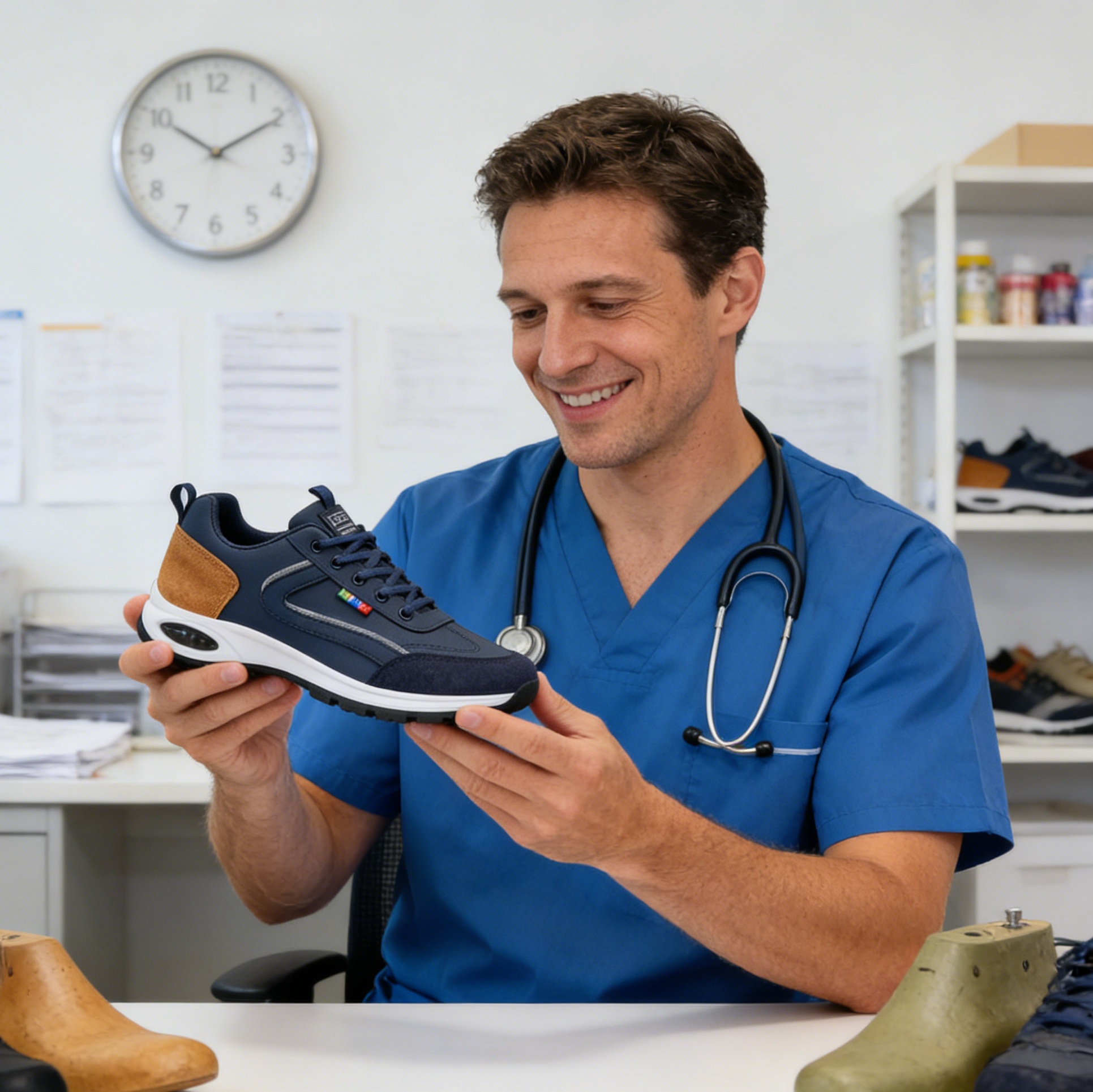 🔥Dnes za polovičnú cenu - Nenechajte si to ujsť ⏰ Ergonomicky navrhnutá ortopedická obuv - dizajn s podporou klenby 👞 Ľahko sa zbavte bolesti chodidiel - unisex