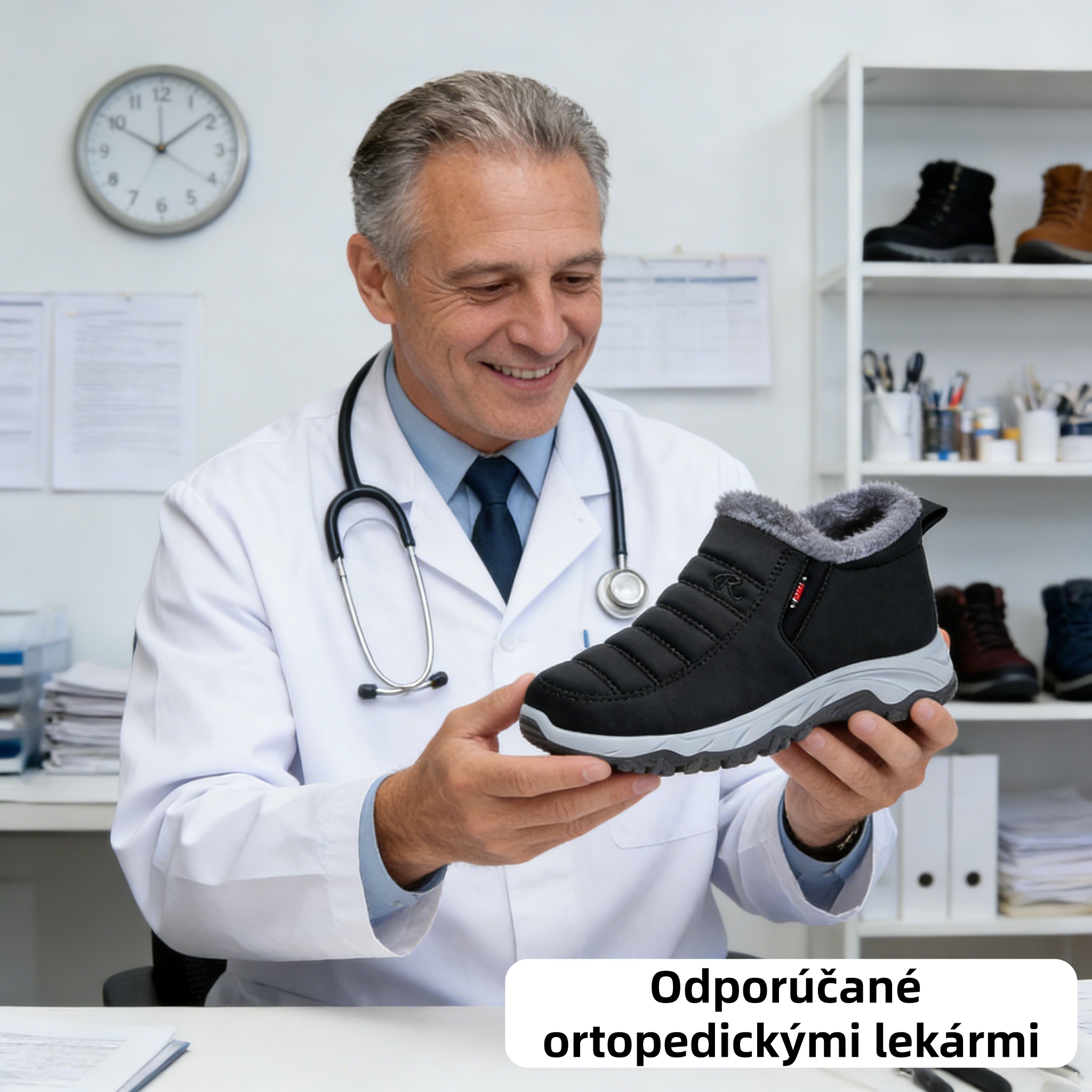 🔥 Dnes zľava 70 % – nenechajte si to ujsť ⏰ Ergonomicky navrhnutá ortopedická obuv - dizajn s podporou klenby 👞 Ľahko sa zbavte bolesti chodidiel 