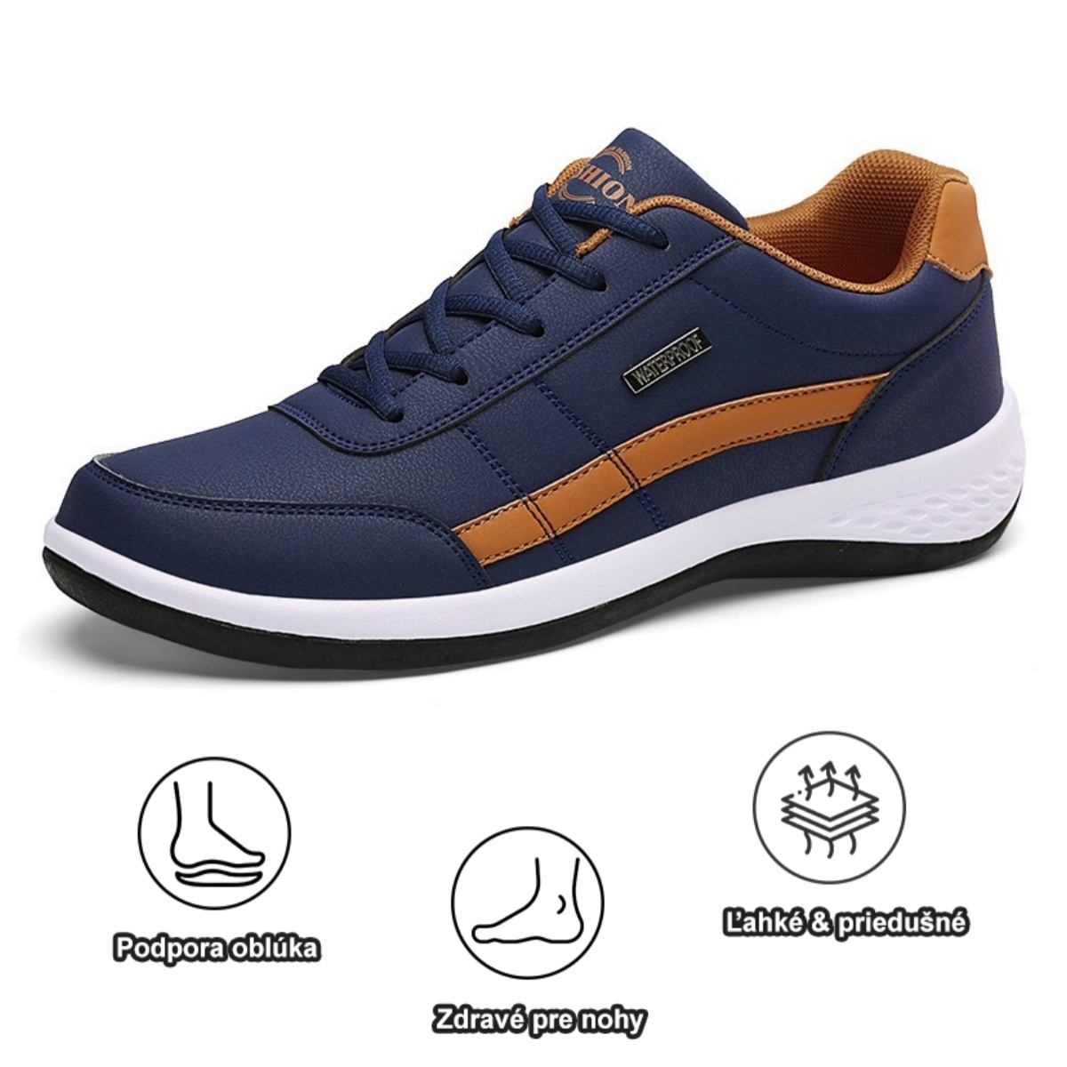 [🔥Dnes za polovičnú cenu - Nenechajte si to ujsť] Ergonomicky navrhnutá ortopedická obuv - dizajn s podporou klenby 👞 Ľahko sa zbavte bolesti chodidiel