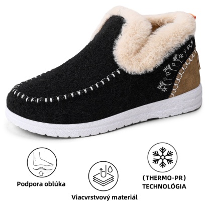 (🔥70% zľava dnes - nenechajte si ujsť túto príležitosť) ⏰ - Mäkké a pohodlné, originálne vlnené dámske bavlnené topánky (podpora klenby - uľahčuje chôdzu)