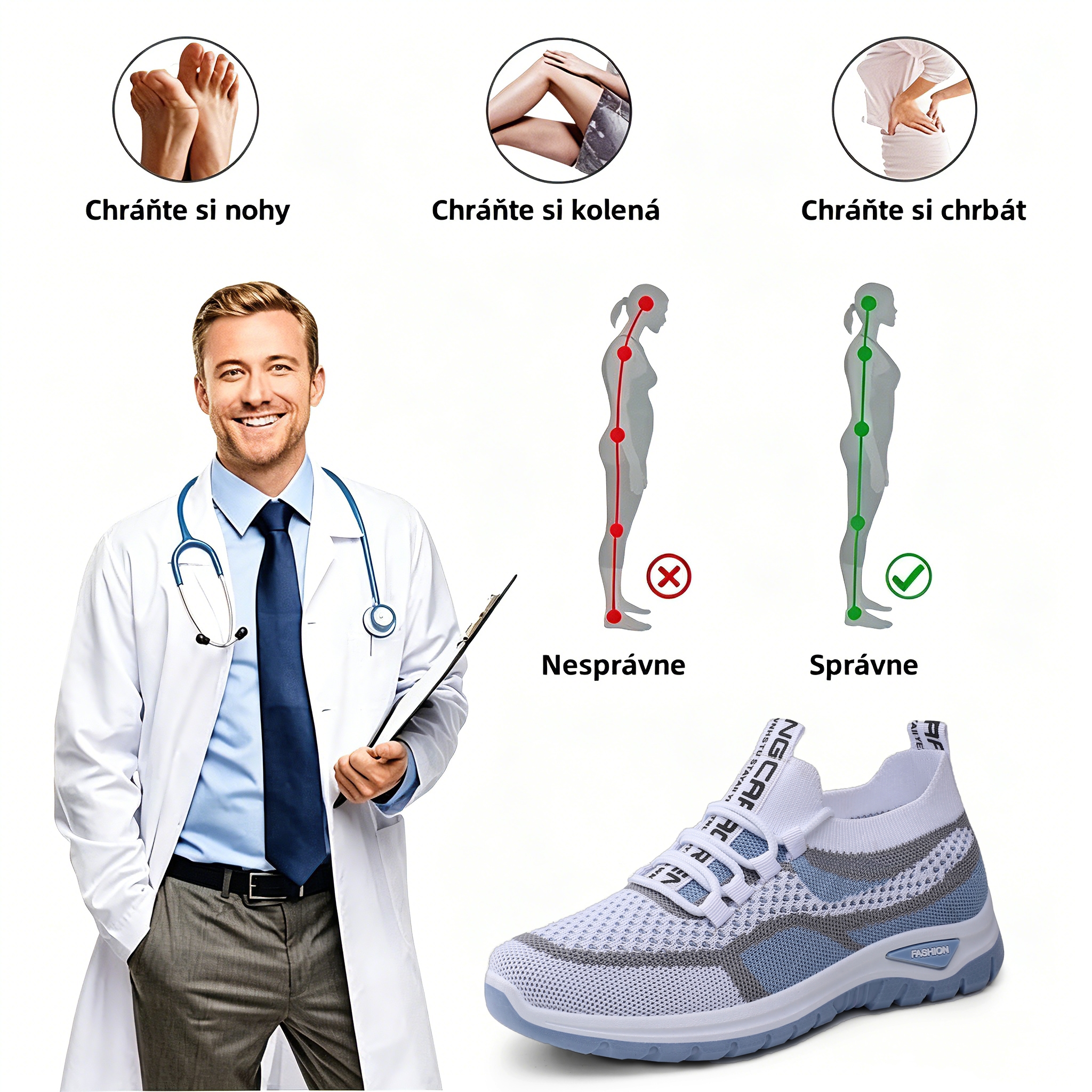 🔥Dnes 70% zľava – nenechajte si to ujsť! ⏰ Ergonomicky navrhnutá ortopedická obuv - dizajn s podporou klenby 👞 Ľahko sa zbavte bolesti chodidiel