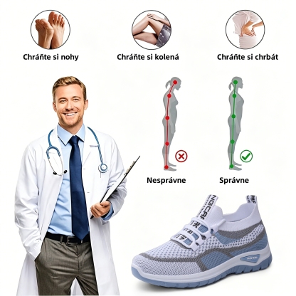 🔥Dnes 70% zľava – nenechajte si to ujsť! ⏰ Ergonomicky navrhnutá ortopedická obuv - dizajn s podporou klenby 👞 Ľahko sa zbavte bolesti chodidiel