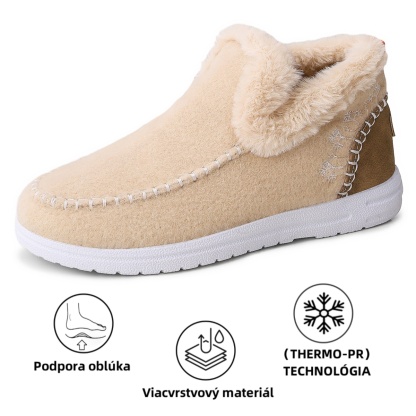 (🔥70% zľava dnes - nenechajte si ujsť túto príležitosť) ⏰ - Mäkké a pohodlné, originálne vlnené dámske bavlnené topánky (podpora klenby - uľahčuje chôdzu)