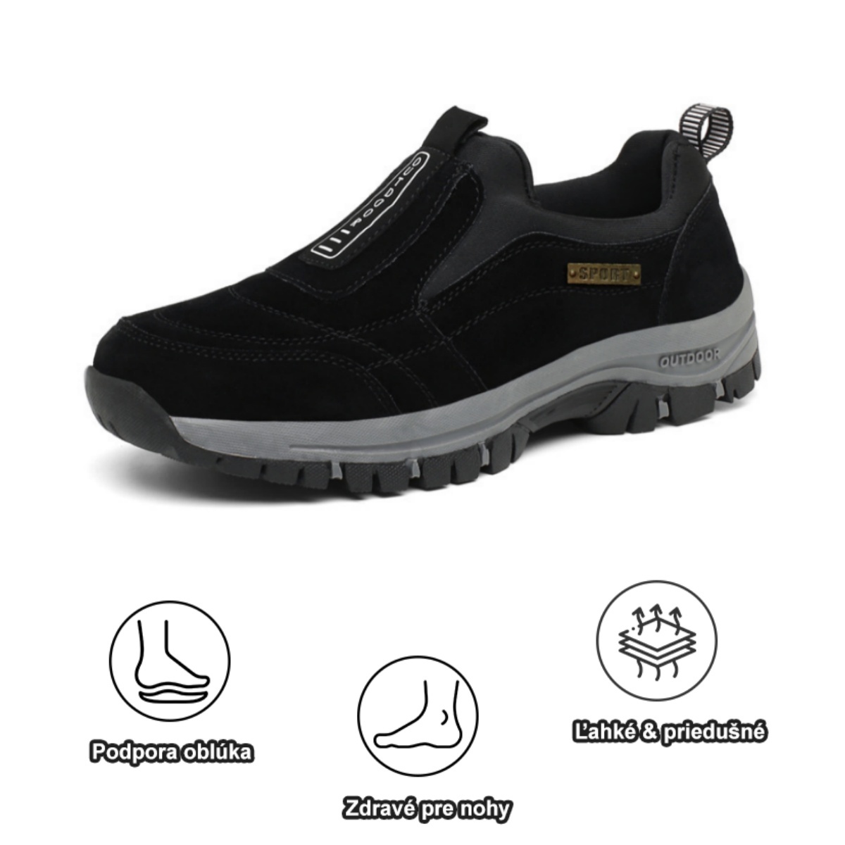 [🔥Dnes za polovičnú cenu - Nenechajte si to ujsť] Ergonomicky navrhnutá ortopedická obuv - dizajn s podporou klenby 👞 Ľahko sa zbavte bolesti chodidiel