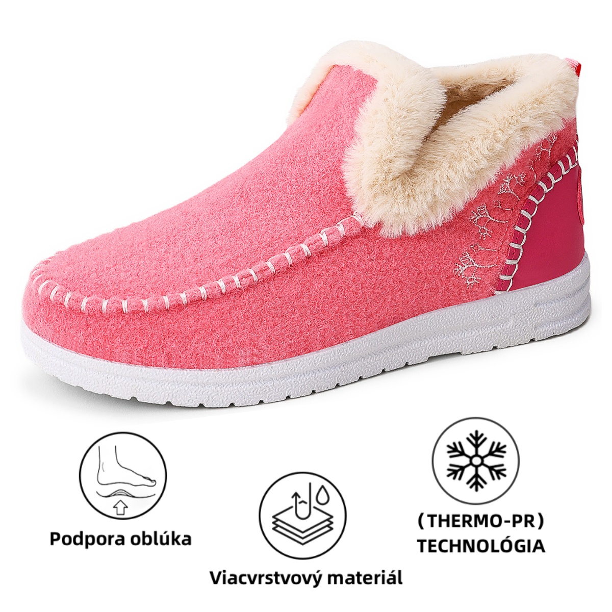 (🔥70% zľava dnes - nenechajte si ujsť túto príležitosť) ⏰ - Mäkké a pohodlné, originálne vlnené dámske bavlnené topánky (podpora klenby - uľahčuje chôdzu)
