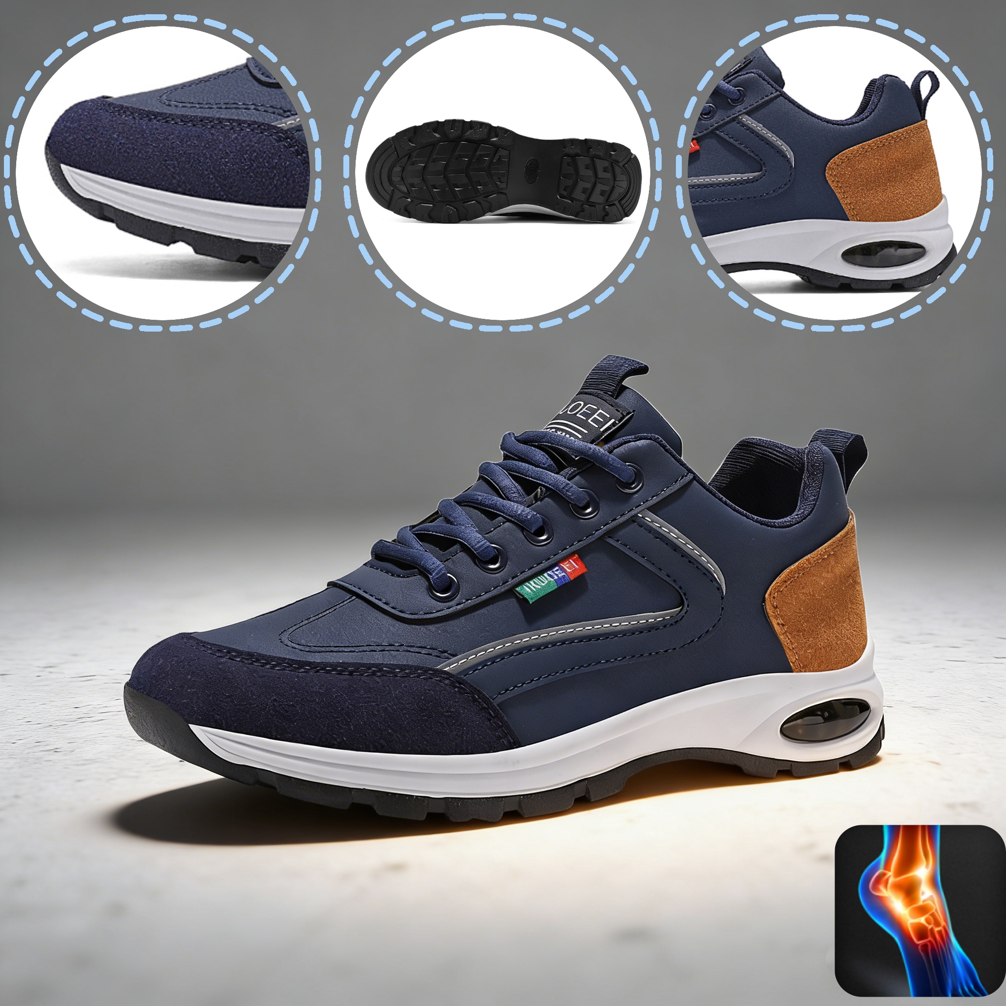 🔥Dnes za polovičnú cenu - Nenechajte si to ujsť ⏰ Ergonomicky navrhnutá ortopedická obuv - dizajn s podporou klenby 👞 Ľahko sa zbavte bolesti chodidiel - unisex