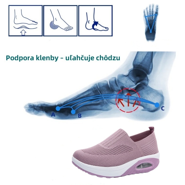[🔥Dnes za polovičnú cenu - Nenechajte si to ujsť] Ergonomicky navrhnutá ortopedická obuv - dizajn s podporou klenby 👞 Ľahko sa zbavte bolesti chodidiel
