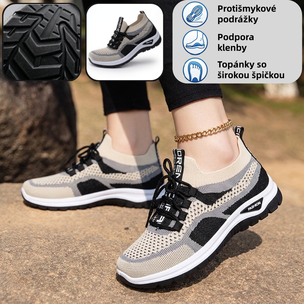 🔥Dnes 70% zľava – nenechajte si to ujsť! ⏰ Ergonomicky navrhnutá ortopedická obuv - dizajn s podporou klenby 👞 Ľahko sa zbavte bolesti chodidiel