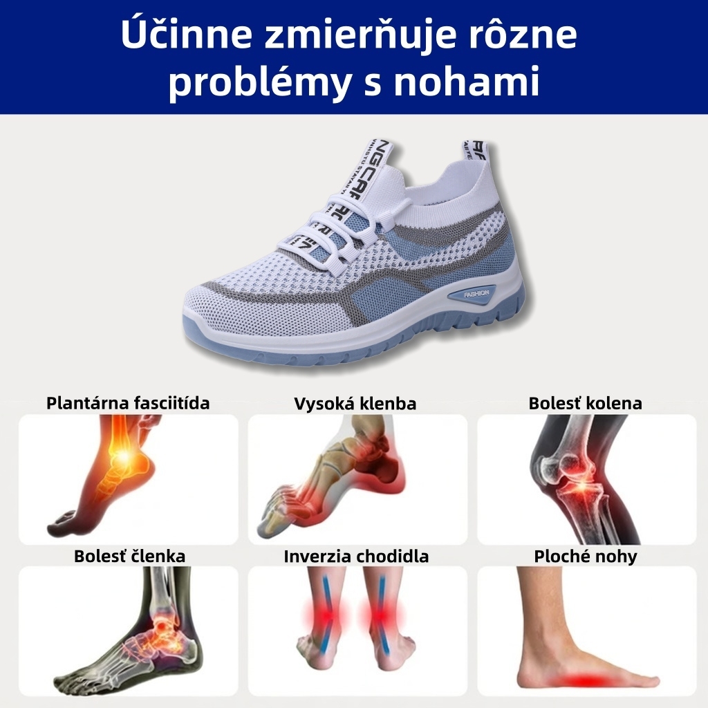🔥Dnes 70% zľava – nenechajte si to ujsť! ⏰ Ergonomicky navrhnutá ortopedická obuv - dizajn s podporou klenby 👞 Ľahko sa zbavte bolesti chodidiel