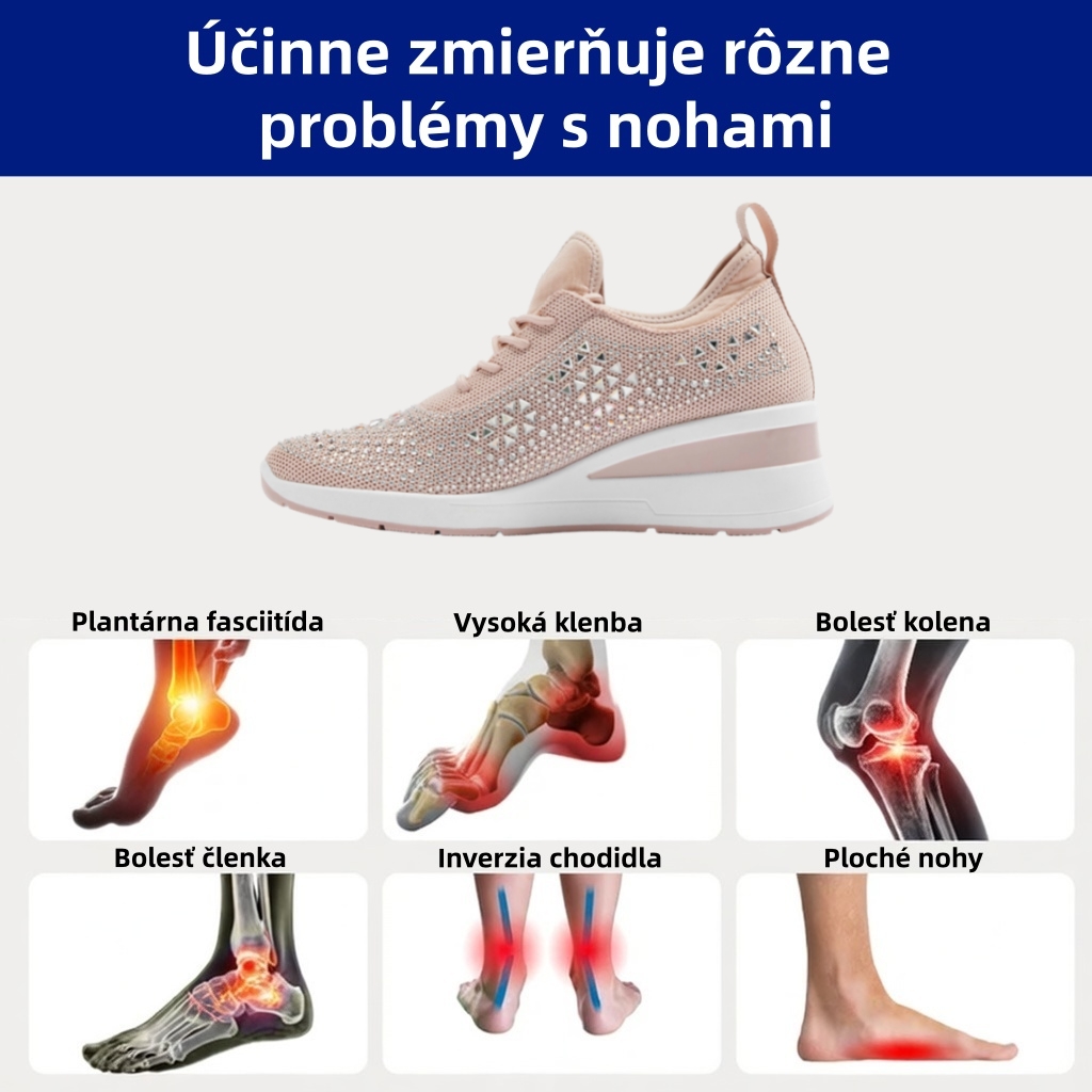 🔥Dnes 70% zľava – nenechajte si to ujsť! ⏰ Ergonomicky navrhnutá ortopedická obuv - dizajn s podporou klenby 👞 Ľahko sa zbavte bolesti chodidiel