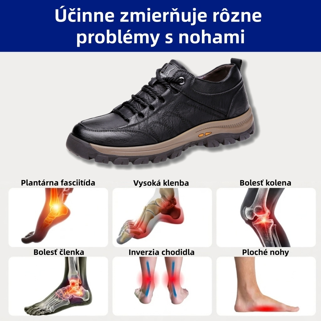 🎉70% zľava dnes, ponuka čoskoro končí!🐂 Pánska ortopedická obuv vyrobená z pravej talianskej kože 👞 Zmierňuje bolesť ✅ Pohodlná chôdza