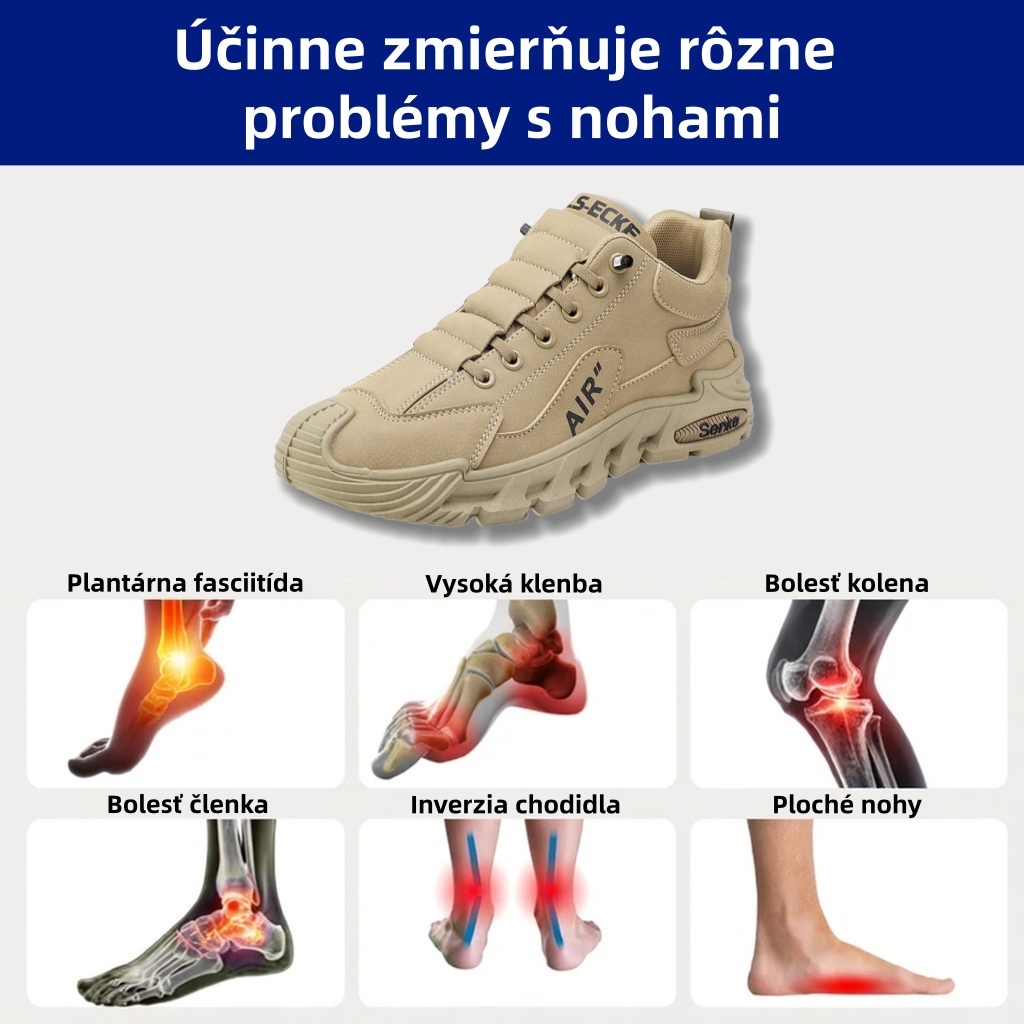 ⏰70% zľava v posledný deň, nenechajte si to ujsť! 🔥Nová ergonomická obuv na voľný čas 👞Podpora klenby - pohodlná chôdza