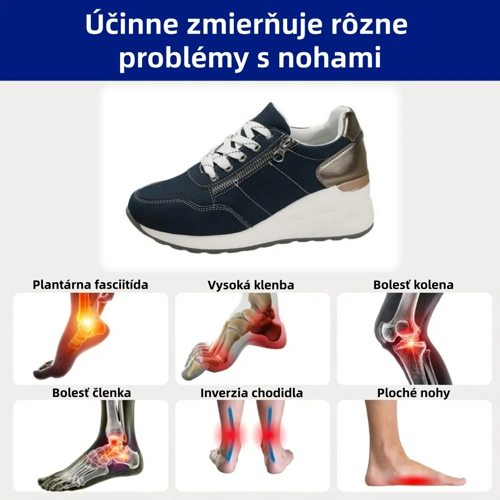 🔥Dnes zľava 70 % – nenechajte si to ujsť⏰ Ergonomicky navrhnutá ortopedická obuv - dizajn s podporou klenby 👞 Ľahko sa zbavte bolesti chodidiel