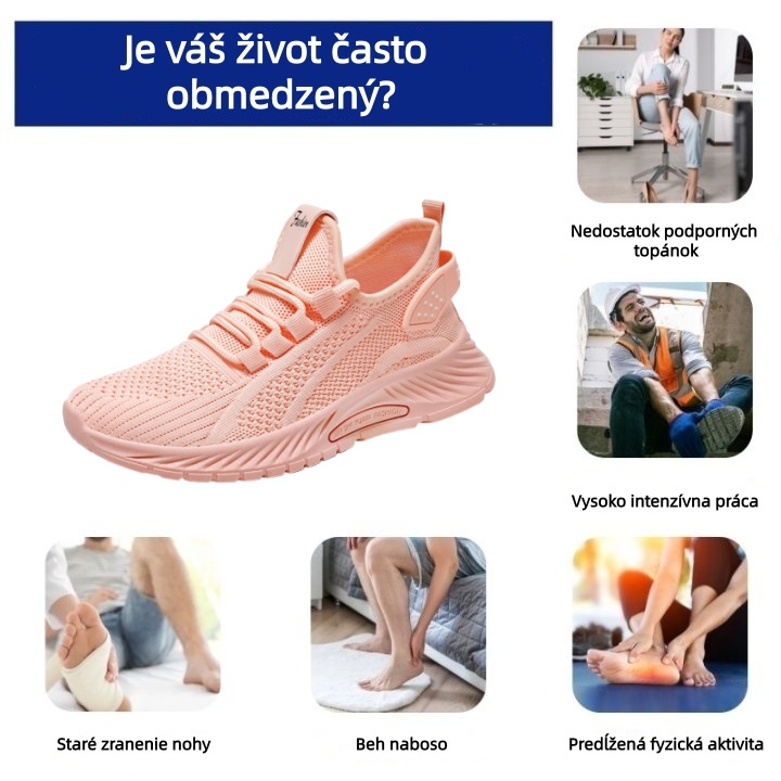 [🔥Dnes za polovičnú cenu - Nenechajte si to ujsť] Ergonomicky navrhnutá ortopedická obuv - dizajn s podporou klenby 👞 Ľahko sa zbavte bolesti chodidiel