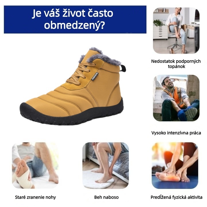 [🔥Dnes za polovičnú cenu - Nenechajte si to ujsť] Ergonomicky navrhnutá ortopedická obuv - dizajn s podporou klenby 👞 Ľahko sa zbavte bolesti chodidiel - unisex