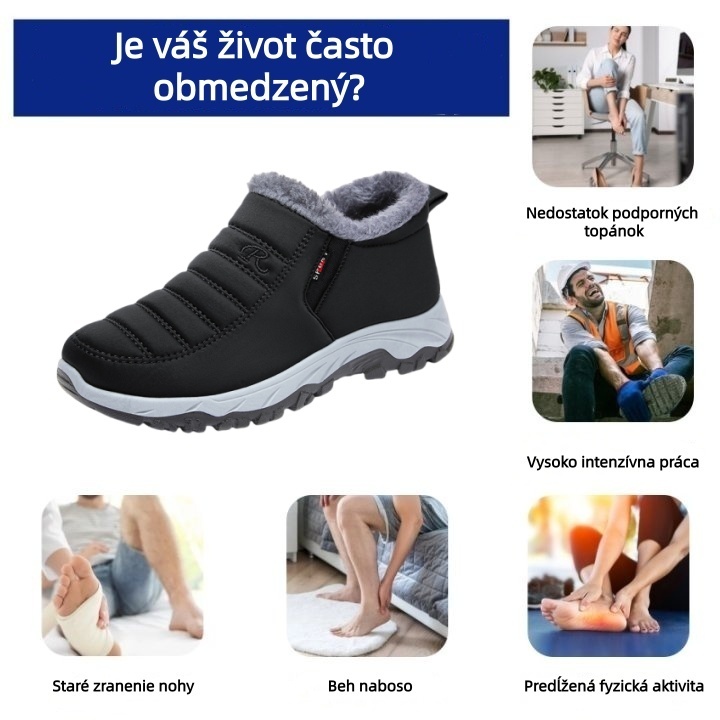[🔥Dnes za polovičnú cenu - Nenechajte si to ujsť] Ergonomicky navrhnutá ortopedická obuv - dizajn s podporou klenby 👞 Ľahko sa zbavte bolesti chodidiel 
