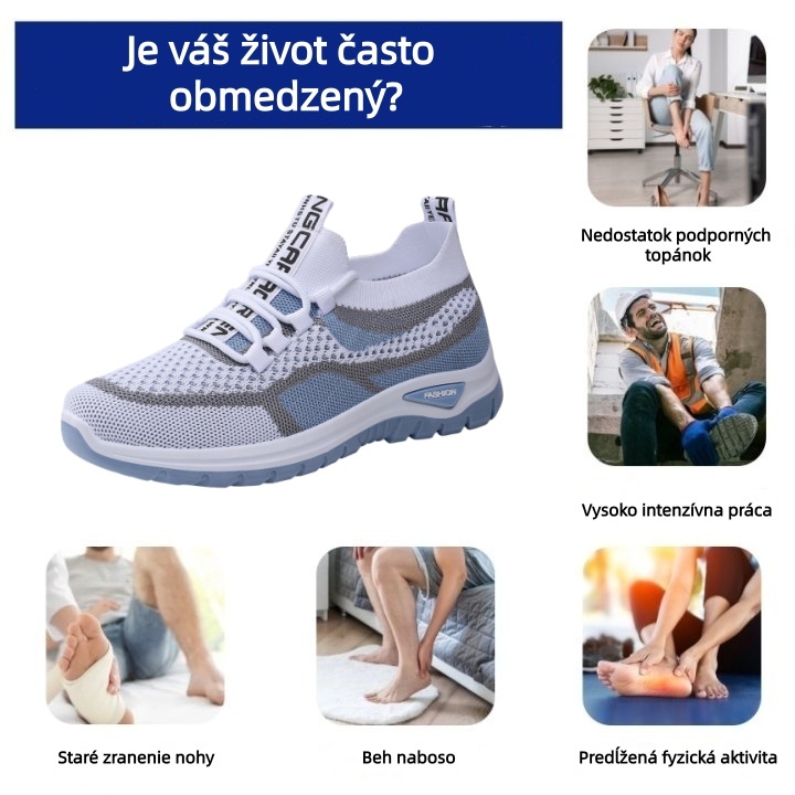 [🔥Dnes za polovičnú cenu - Nenechajte si to ujsť] Ergonomicky navrhnutá ortopedická obuv - dizajn s podporou klenby 👞 Ľahko sa zbavte bolesti chodidiel