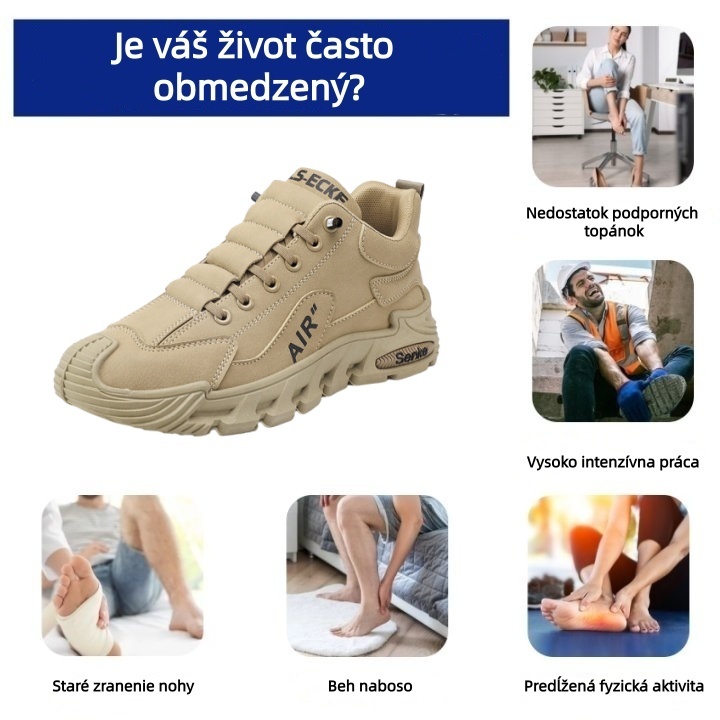 ⏰70% zľava v posledný deň, nenechajte si to ujsť! 🔥Nová ergonomická obuv na voľný čas 👞Podpora klenby - pohodlná chôdza