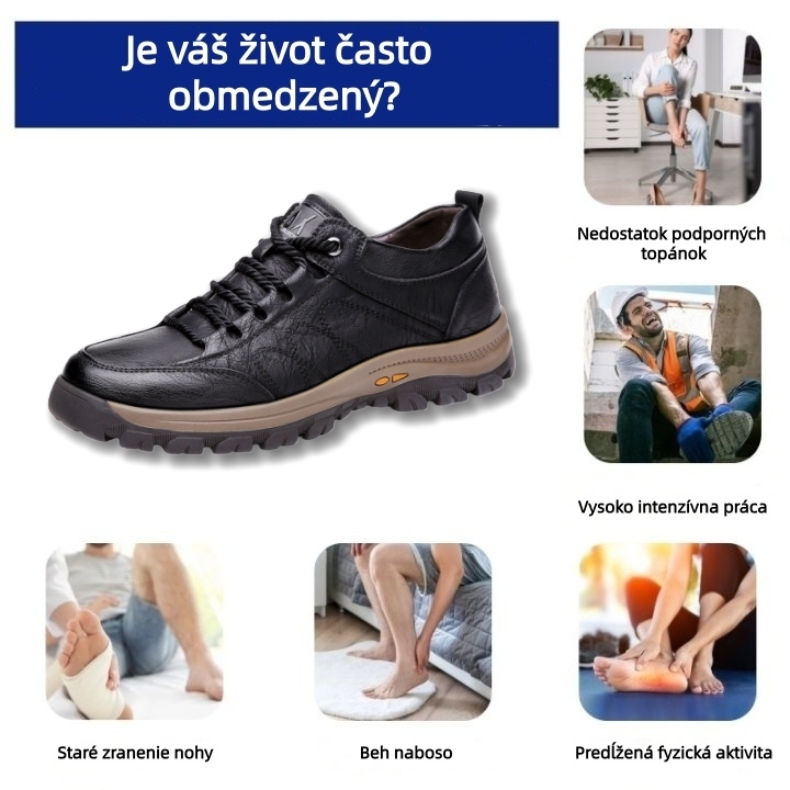 🎉70% zľava dnes, ponuka čoskoro končí!🐂 Pánska ortopedická obuv vyrobená z pravej talianskej kože 👞 Zmierňuje bolesť ✅ Pohodlná chôdza