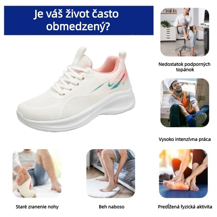 [🔥Dnes za polovičnú cenu - Nenechajte si to ujsť] Ergonomicky navrhnutá ortopedická obuv - dizajn s podporou klenby 👞 Ľahko sa zbavte bolesti chodidiel