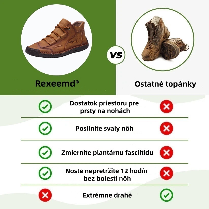 🔥Dnes zľava 70 % – čoskoro končí⏰Ergonomicky tvarovaná ortopedická obuv – prémiová koža + ručne šitá – nevyhnutnosť pre mužov👞