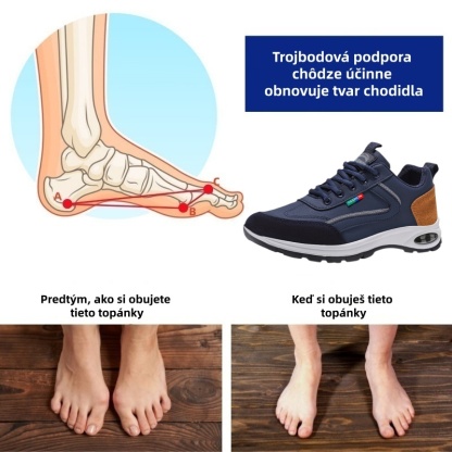 [🔥Dnes za polovičnú cenu - Nenechajte si to ujsť] Ergonomicky navrhnutá ortopedická obuv - dizajn s podporou klenby 👞 Ľahko sa zbavte bolesti chodidiel - unisex