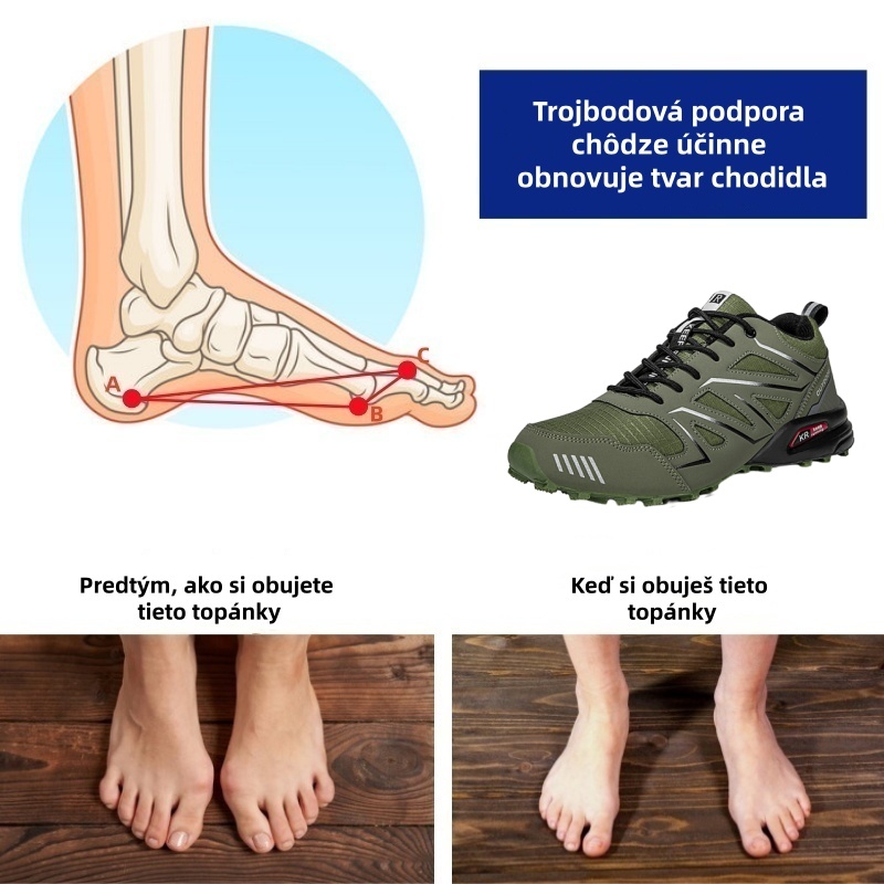 [🔥Dnes za polovičnú cenu - Nenechajte si to ujsť] Ergonomicky navrhnutá ortopedická obuv - dizajn s podporou klenby 👞 Ľahko sa zbavte bolesti chodidiel - unisex
