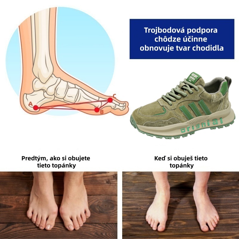 [🔥Dnes za polovičnú cenu - Nenechajte si to ujsť] Ergonomicky navrhnutá ortopedická obuv - dizajn s podporou klenby 👞 Ľahko sa zbavte bolesti chodidiel - unisex