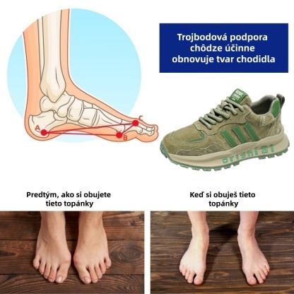 [🔥Dnes za polovičnú cenu - Nenechajte si to ujsť] Ergonomicky navrhnutá ortopedická obuv - dizajn s podporou klenby 👞 Ľahko sa zbavte bolesti chodidiel - unisex