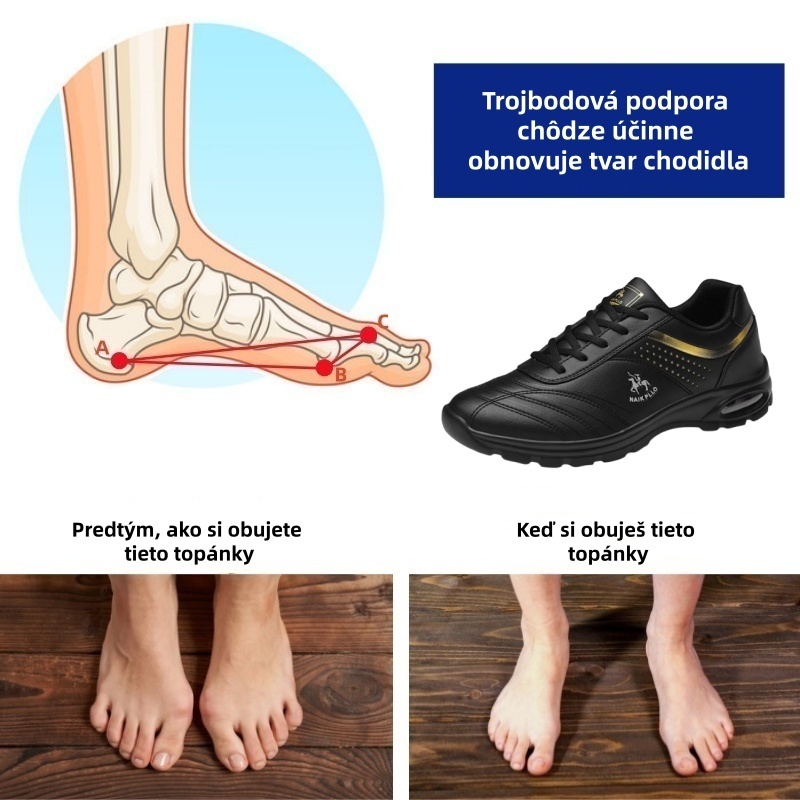 [🔥Dnes za polovičnú cenu - Nenechajte si to ujsť] Ergonomicky tvarovaná vychádzková obuv 👞 Ručne šitá - vodeodolná a protišmyková ✅ Podpora klenby pre pohodlnú chôdzu
