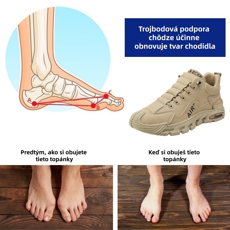 ⏰70% zľava v posledný deň, nenechajte si to ujsť! 🔥Nová ergonomická obuv na voľný čas 👞Podpora klenby - pohodlná chôdza