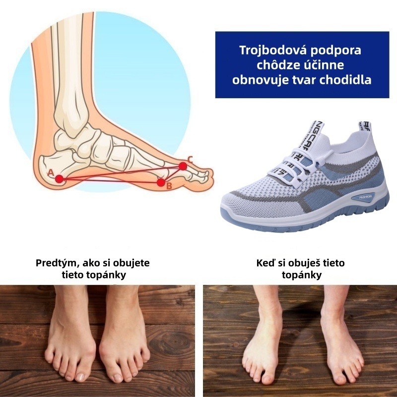 [🔥Dnes za polovičnú cenu - Nenechajte si to ujsť] Ergonomicky navrhnutá ortopedická obuv - dizajn s podporou klenby 👞 Ľahko sa zbavte bolesti chodidiel