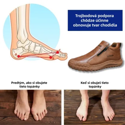 ⏰Posledný deň! Zľava 70%! Nenechajte si ujsť! 🐂 Ručne šité talianske kožené ortopedické topánky s podporou klenby ✅ Mäkké a pohodlné, poskytujúce okamžité pohodlie.