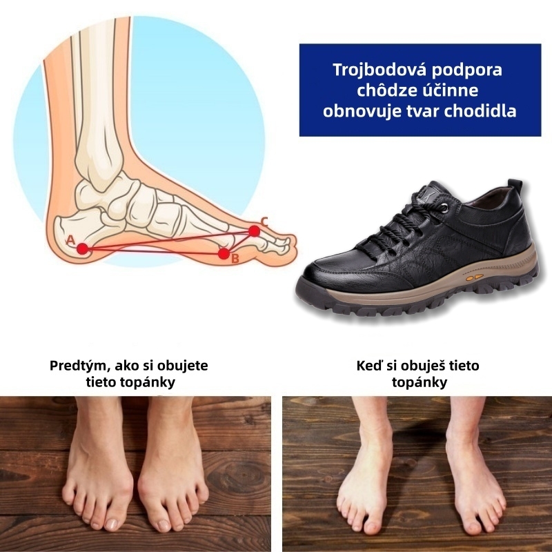 🎉70% zľava dnes, ponuka čoskoro končí!🐂 Pánska ortopedická obuv vyrobená z pravej talianskej kože 👞 Zmierňuje bolesť ✅ Pohodlná chôdza