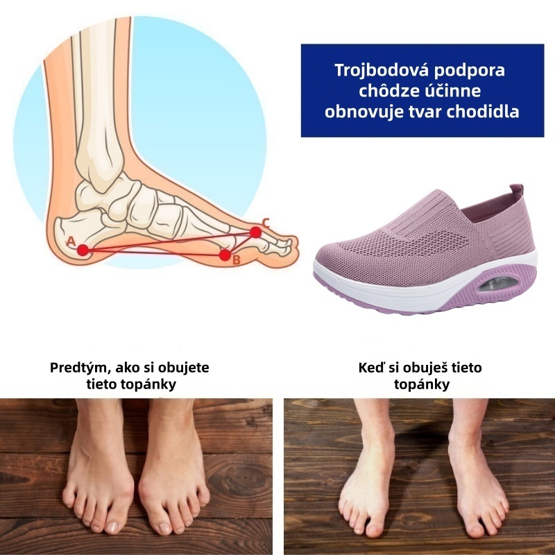 [🔥Dnes za polovičnú cenu - Nenechajte si to ujsť] Ergonomicky navrhnutá ortopedická obuv - dizajn s podporou klenby 👞 Ľahko sa zbavte bolesti chodidiel