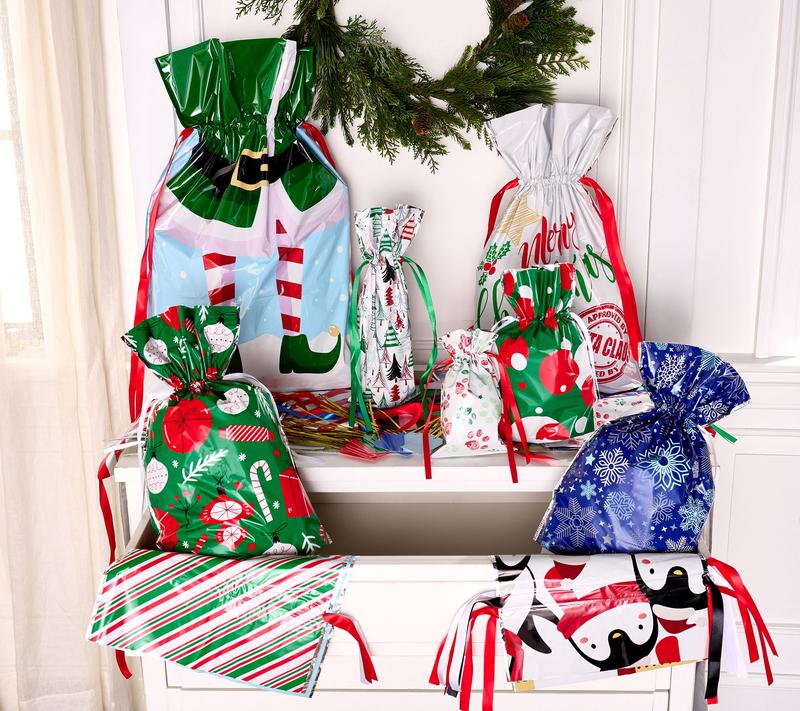 50-piece Gift Bag & Tags Set