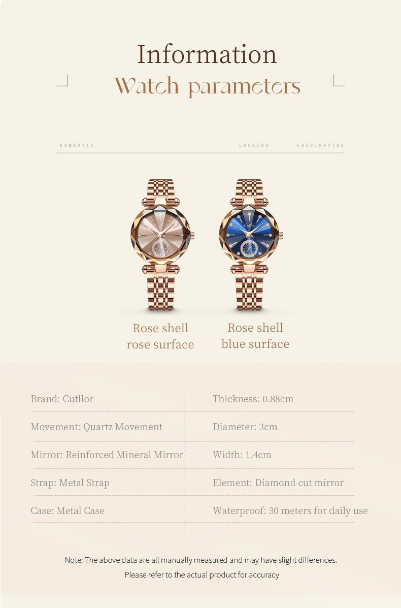Luxury Unisex Crystal Diamond Watches Rose Gold Watch Diamond Dial Easy ReadTime Watch Elegant Dress Watch Bracelet Waterproof Watch