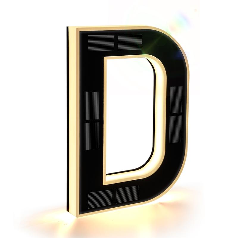 Solar Lighted House Numbers 9 Inch Waterproof LED Address Signs,DIY personalisation.Modern Farmhouse Illuminated Sign Light