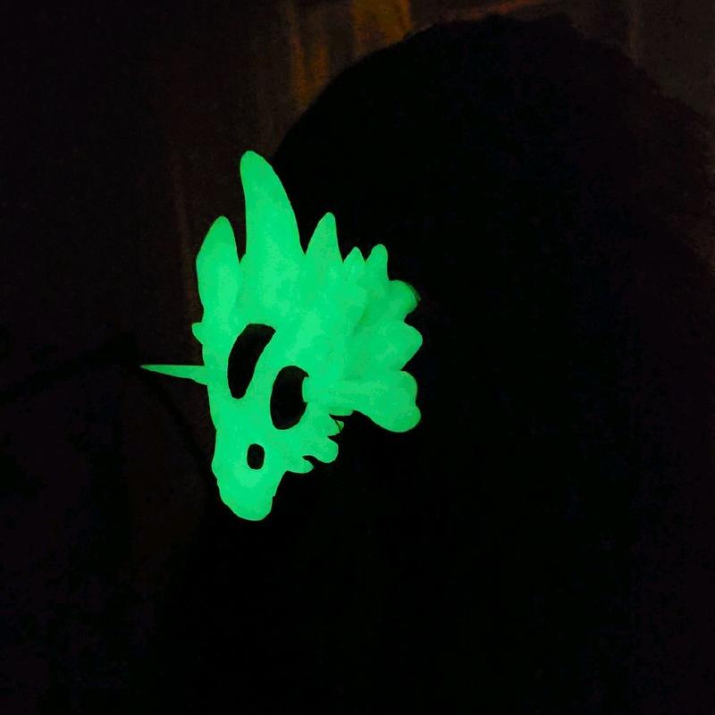 Skull and Bone Hair Pin Dragons Cats and Ravens 3D Printed Unique Design Regular Mini Sizes for Spooky Styling
