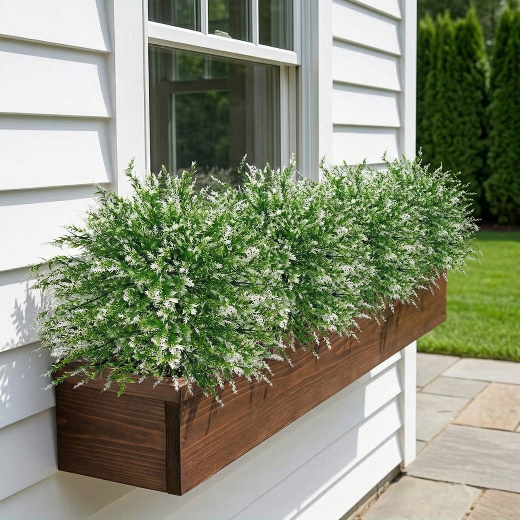 Artificial Lavender with Ground Stake 